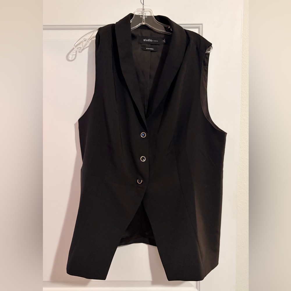Torrid Peplum Tailored Suit Vest